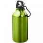 Oregon 400 ml aluminium water bottle with carabiner Green