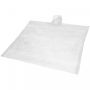 Ziva disposable rain poncho with storage pouch White