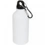 Oregon 400 ml matte water bottle with carabiner White