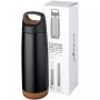 Valhalla 600 ml copper vacuum insulated water bottle Black