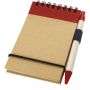 Zuse A7 recycled jotter notepad with pen Beige