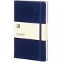 Moleskine Classic L hard cover notebook - ruled Blue