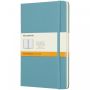 Moleskine Classic L hard cover notebook - ruled Blue