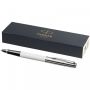 Parker Jotter plastic with stainless steel rollerball pen White