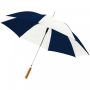 Lisa 23" auto open umbrella with wooden handle Navy