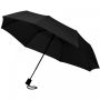 Wali 21" foldable auto open umbrella Black