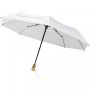 Bo 21" foldable auto open/close recycled PET umbrella White