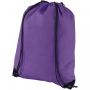 Evergreen non-woven drawstring bag 5L Purple