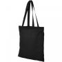 Madras 140 g/m² cotton tote bag 7L Black