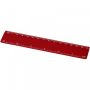 Renzo 15 cm plastic ruler Red