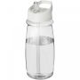 H2O Active® Pulse 600 ml spout lid sport bottle White