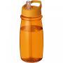 H2O Active® Pulse 600 ml spout lid sport bottle ORANGE