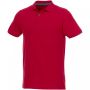 Beryl short sleeve men's organic recycled polo Red