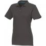 Beryl short sleeve women's organic recycled polo Grey