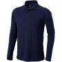 Oakville long sleeve men's polo Navy Blue