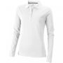 Oakville long sleeve women's polo White