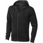 Arora men's full zip hoodie Solid black