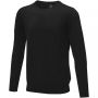 Merrit men's crewneck pullover Solid black