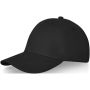 Davis 6 panel cap Black