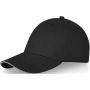 Darton 6 panel sandwich cap Black