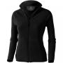 Brossard women's full zip fleece jacket Black