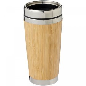 Bambus 450 ml tumbler with bamboo outer Brown