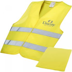 RFX™ Watch-out XL safety vest in pouch for professional use Yellow