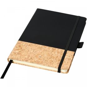 Evora A5 cork thermo PU notebook Black