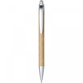 Tiflet recycled paper ballpoint pen (black ink) Brown