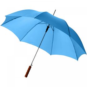 Lisa 23" auto open umbrella with wooden handle Blue