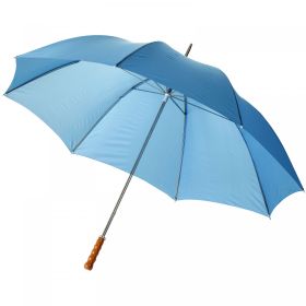 Karl 30" golf umbrella with wooden handle Process blue