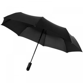 Trav 21.5" foldable auto open/close umbrella Black