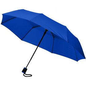 Wali 21" foldable auto open umbrella Blue