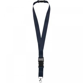 Yogi lanyard detachable buckle break-away closure Navy Blue