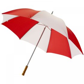 Karl 30" golf umbrella with wooden handle Red