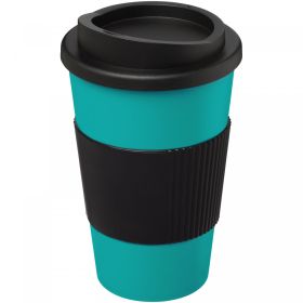 Americano® 350 ml insulated tumbler with grip Blue