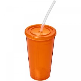 Stadium 350 ml double-walled cup ORANGE