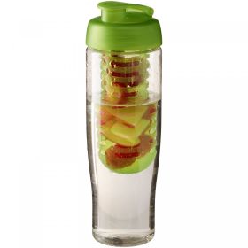 H2O Active® Tempo 700 ml flip lid sport bottle & infuser Lime