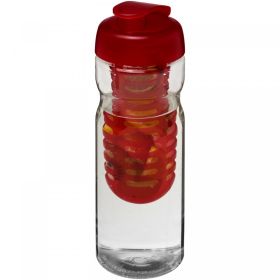 H2O Active® Base 650 ml flip lid sport bottle & infuser Red