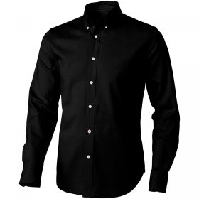 Vaillant long sleeve men's oxford shirt Black