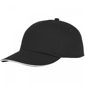 Styx 5 panel sandwich cap Black