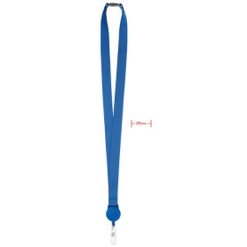 ZIP LANYARD royal blue