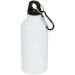 Oregon 400 ml matte water bottle with carabiner White