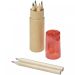 Kram 6-piece coloured pencil set RED