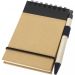 Zuse A7 recycled jotter notepad with pen Natural