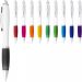 Nash ballpoint pen white barrel and coloured grip White