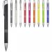 Moneta aluminium click ballpoint pen (blue ink) Solid black