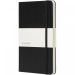 Moleskine Classic L hard cover notebook - ruled Solid black