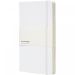 Moleskine Classic L hard cover notebook - ruled White