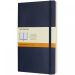 Moleskine Classic L soft cover notebook - ruled Sapphire blue